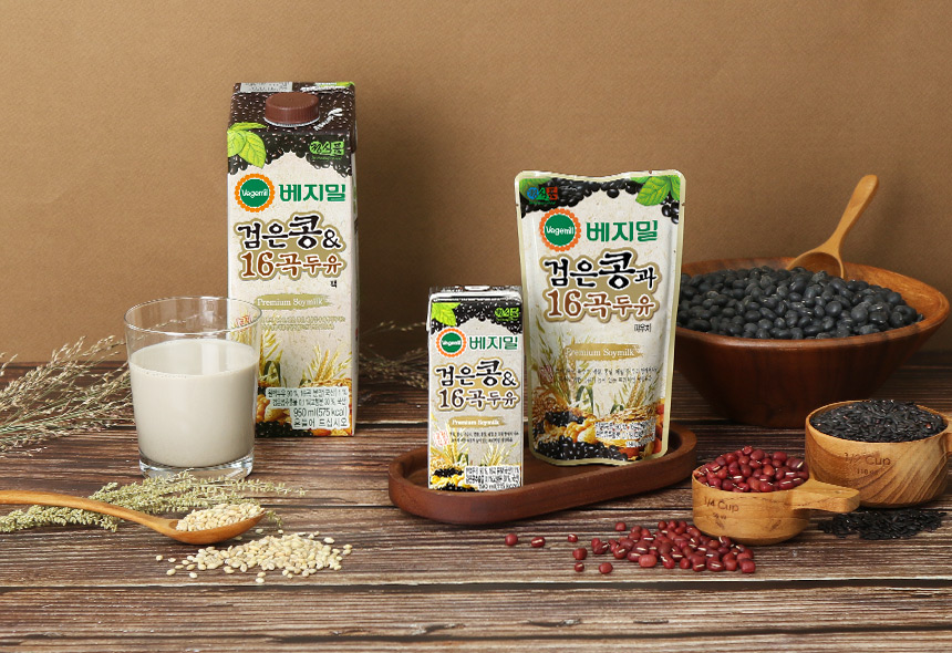 베지밀 검은콩과 16곡 두유